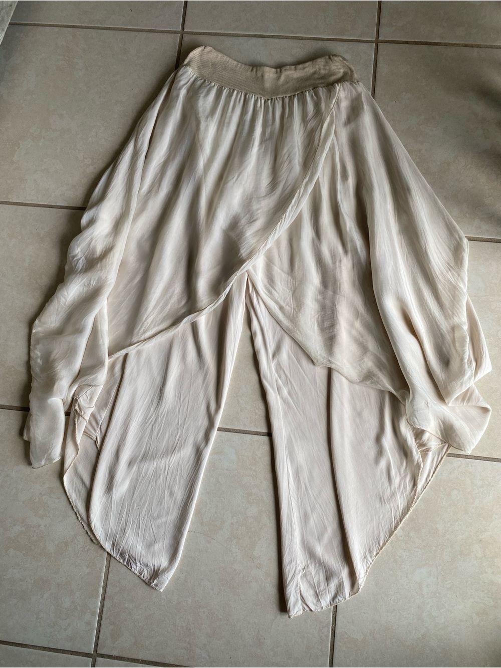 Fall Silk Harem Pants Made in Italy